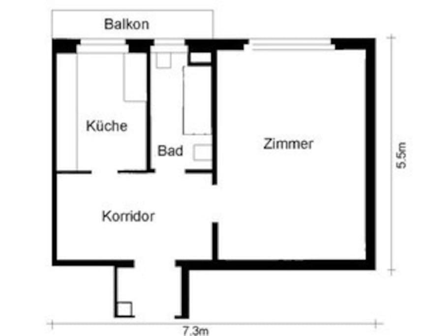 Very Spacious Studio In City Center - Parkview 4 Zürich Exteriör bild
